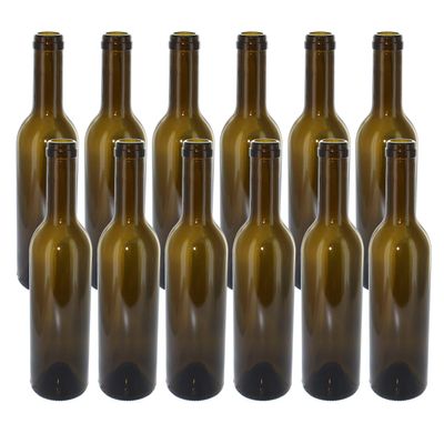 375 ML Dark Green Semi-Bordeaux Mid-Punt Bottles (12/Case)