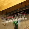 DXY-JJ Wine Racks Glassware Holder, Red Wine Glass Holder, Vintage Goblet Holder, Creative Upside Down Cup Holder (Size : 90 * 35cm) view 2