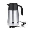 1300ml/44oz Electric Kettles for Car, Stainless Steel Travel Electric Kettle Pot Heated Water Cup Suitable For Boil Water, Brew Coffee, Milk Powder, Boiled Eggs And So On.(12V for Car) view 1