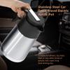 1300ml/44oz Electric Kettles for Car, Stainless Steel Travel Electric Kettle Pot Heated Water Cup Suitable For Boil Water, Brew Coffee, Milk Powder, Boiled Eggs And So On.(12V for Car) view 3