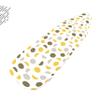 Encasa XO Ironing Board Cover and Pad 49"x18" Standard Size - Thick 3mm Felt Padded Iron Board Cover with Padding, Scorch & Stain Resistant Cotton, Heavy Duty Drawstring, Snug Fit - Yellow Moon view 4