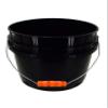 Halloween Supplies, Black Bucket with Orange Over Sized Grip (3.5 Gallon) view 1