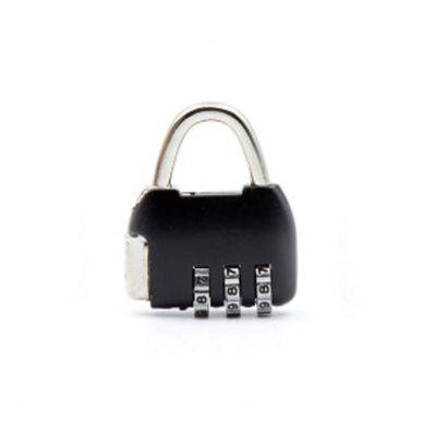 FixtureDisplays 10PK 3 Digit Combination Security Code Padlock for Travel Luggage Suitcase, School, Gym Locker, Sports Locker 15626-BLACK-10PK-One Rate