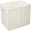 Chidorisangyou Basket, White, 7.1 x 10.2 x 7.9 inches (18 x 26 x 20 cm) view 1