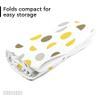 Encasa XO Ironing Mat/Pad (Large 48"x28") with 3mm Padding & Silicone Iron Rest for Steam Pressing on Tabletop or Bed - Heat Resistant, Portable, Quilting & Travel Blanket - Yellow Moon view 3