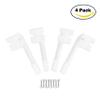 Camp'N Heavy Duty RV Side Curtain Hold Down(White 4 Pack) RV Curtain Hooks OEM Fits Trailer, Camper and Motorhome view 2