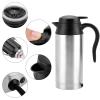 Fdit Portable 750ml 24V Travel Car Truck Kettle Water Heater Bottle Car Tea Coffee Drinking Supplies Tool view 4
