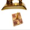 Ayuni Gifts of the World Chanukah Menorah with Removable Dreidel Enamel Hand Painted Enamel on Pewter (Copper/Mauve) view 3