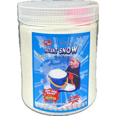 Instant Fake Snow Powder  Makes 8 Gallons - Best For Parties, Winter Decorations, Birthdays, and Science Play