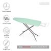 Encasa XO Ironing Board Cover and Pad 49"x18" - 4mm Felt Wide Iron Board Cover with Padding - Heat Resistant, Stain-Safe Dye, Non Slip Elastic Bungee Cord Tightening Iron Table Cover Mint Green view 2