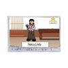 PrintedPerfection.com Personalized Pool Player, Billiards - Female Snow Globe Frame Gift view 2