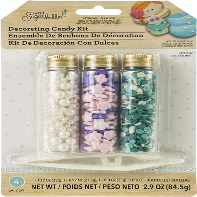 4 Piece Mermaid Decorating Candy Kit