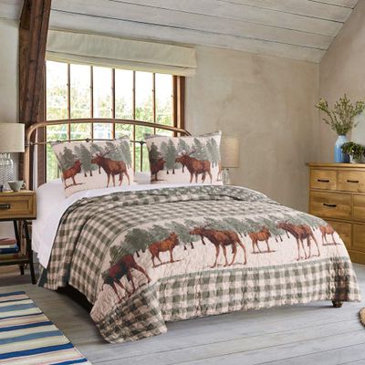 Barefoot Bungalow Moose Creek Bedding Set, Twin, Multi