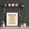 Invictus Poem Framed Art Print by William Ernest Henley / Invictus Inspirational Poem Quotes Home Decor, Motivational Gift Poster / Bedroom Poster / Home Office Positive Wall Art Framed Posters (8 x view 3