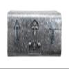 Habitat Dcor Hillard Medium Galvanized Silver Case Alternative Decor, Metallic view 1