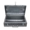 Habitat Dcor Hillard Medium Galvanized Silver Case Alternative Decor, Metallic view 3
