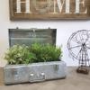 Habitat Dcor Hillard Medium Galvanized Silver Case Alternative Decor, Metallic view 4