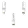 Westinghouse 50W T4, E11 Mini-Can Base Clear 1300Hr 600LM 120V Halogen Light Bulb (3 Pack) view 1
