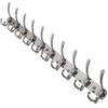 Dseap Coat Rack Wall Mount - 38 Long 10-Tri-Hooks Heavy Duty Coat Hanger Rail Wall Hooks for Hanging Coats Hats Clothing Clothes Purse Mudroom Entryway, Chromed view 1
