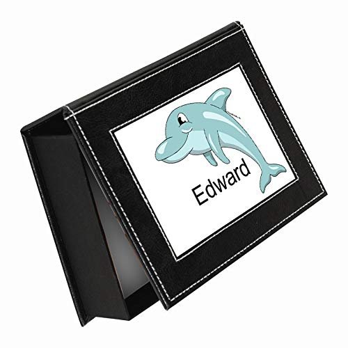 PrintedPerfection.com Personalized Friendly Folks Dolphin Memory, Keepsake Box