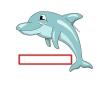 PrintedPerfection.com Personalized Friendly Folks Dolphin Memory, Keepsake Box view 2