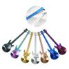 COMIART 4.7-Inch 18/10 Stainless Steel Guitar Mixing Stirring Coffee Tea Spoons - Healthy,Elegant,Mutifunctional for Cafe Latte,Espresso,Hot Chocolate,Hot Drinks,Cocktail,Dessert - Blue - Pack of 4 view 3