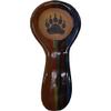 ALWAYS AZUL POTTERY 9.5 Inch Long Spoon Rest in Bear Paw Design and Azulscape Glaze - Handmade Pottery Cookware Accessories - Kitchen Countertop Holder for Giant Spatula, Ladle & More view 1