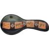 ALWAYS AZUL POTTERY 9.5 Inch Long Spoon Rest in La Fonda Design and Moonscape Glaze - Handmade Pottery Cookware Accessories - Kitchen Countertop Holder for Giant Spatula, Ladle & More view 1