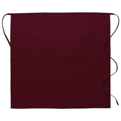 DayStar Apparel 124 3/4 Bistro Apron w/Center Divided Pocket, Maroon