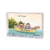 PrintedPerfection.com Personalized Rowboat - Female & Female Snow Globe Frame Gift view 1