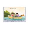 PrintedPerfection.com Personalized Rowboat - Female & Female Snow Globe Frame Gift view 2