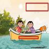 PrintedPerfection.com Personalized Rowboat - Female & Female Snow Globe Frame Gift view 3