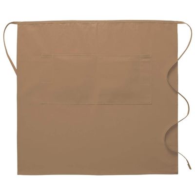 DayStar Apparel 124 3/4 Bistro Apron w/Center Divided Pocket, Khaki