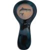 ALWAYS AZUL POTTERY 9.5 Inch Long Spoon Rest in Trout design and Garcia Green Glaze - Handmade Pottery Cookware Accessories - Kitchen Countertop Holder for Giant Spatula, Ladle & More view 1