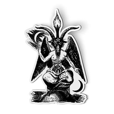 Baphomet Lucifer - Magnet - Car Fridge Locker - 3"