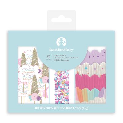 Sweet Tooth Fairy Unicorn Cupcake Baking Kit, Multicolor