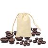 Ecogreentextiles Sachet Bags with Drawstring Closure (5x8 in 100pcs)145 GSM Durable & Customizable cotton bag, Spice Bags for Cooking, Sachet Bags Empty Reusable Produce Bags view 4