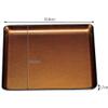 Fukui Craft 5-72-9 Obon Tray, Kakubon, Pear Fabric, Gold, 14.1 x 14.0 x 1.1 inches (35.8 x 35.8 x 2.7 cm), ABS view 2