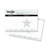 Home Advantage Star Farmhouse Recipe Cards - 4x6 Double Sided (White) view 1