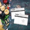Home Advantage Star Farmhouse Recipe Cards - 4x6 Double Sided (White) view 2