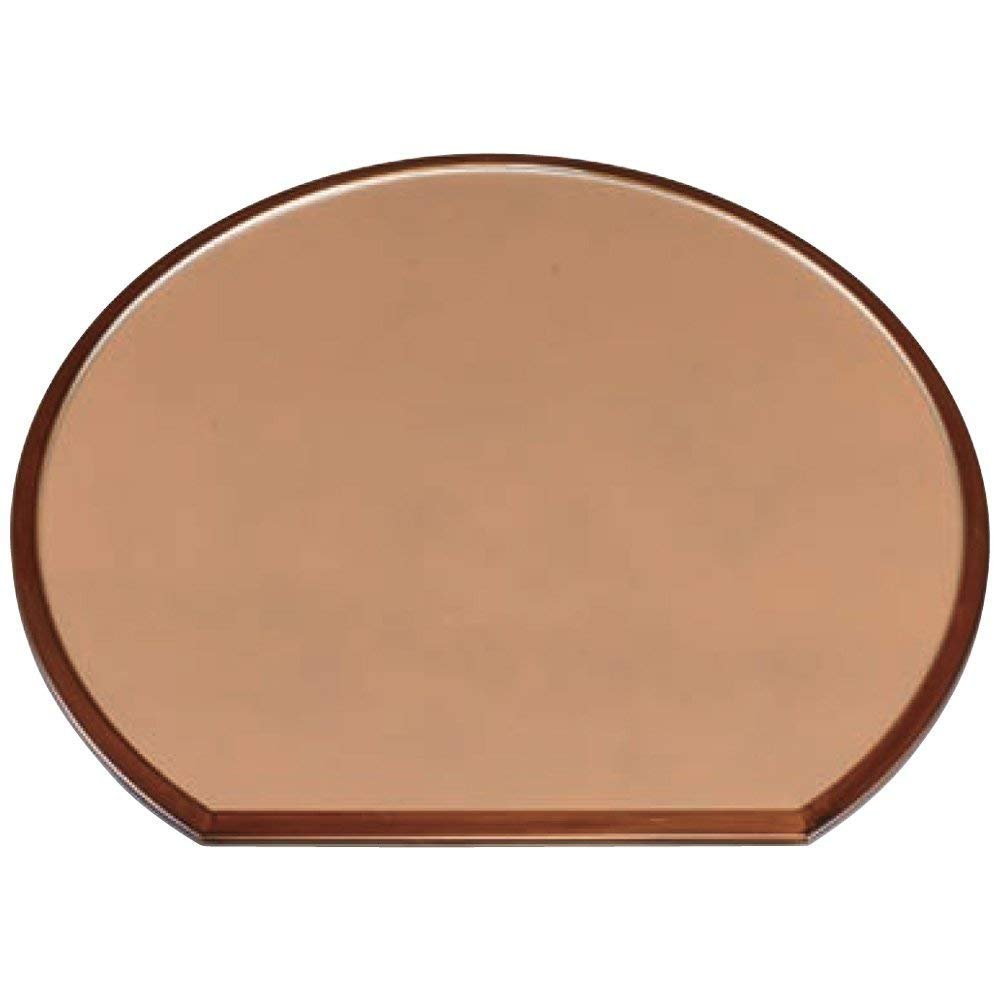 Fukui Craft 5-95-5 Obon Tray, Clouds Half Moon Bon, Silver Transparent Tortoise Shell, Brown, 17.9 x 16.3 x 0.4 inches (45.5 x 41.3 x 1.0 cm), ABS