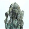 Rajasthan Gems Natural Labrolite Stone India God Ganesha Ganesh Idol plucked String Instrument view 2