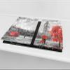 Concept Crystal Tempered GLASS Kitchen Board  Impact & Scratch Proof Glass Cutting Board; MEASURES: SINGLE: 60 x 52 cm (23,62 x 20,47); DOUBLE: 30 x 52 cm (11,81 x 20,47); D13 Images view 2