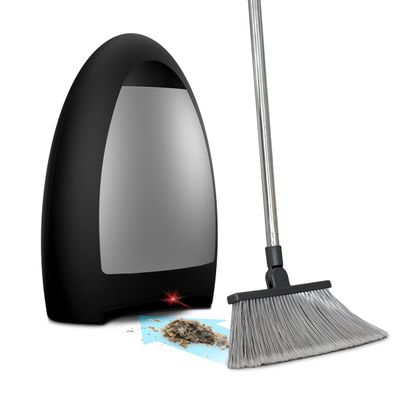 EyeVac Home Touchless Vacuum Automatic Dustpan - Great for Sweeping Pet Hair Food Dirt Kitchen - Ultra Fast & Powerful, No More Bending Down, Bagless, Corded, Automatic Sensor, 1000 Watt (Matte Black)