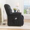Acme Ipompea Velvet Tufted Recliner in Black view 4