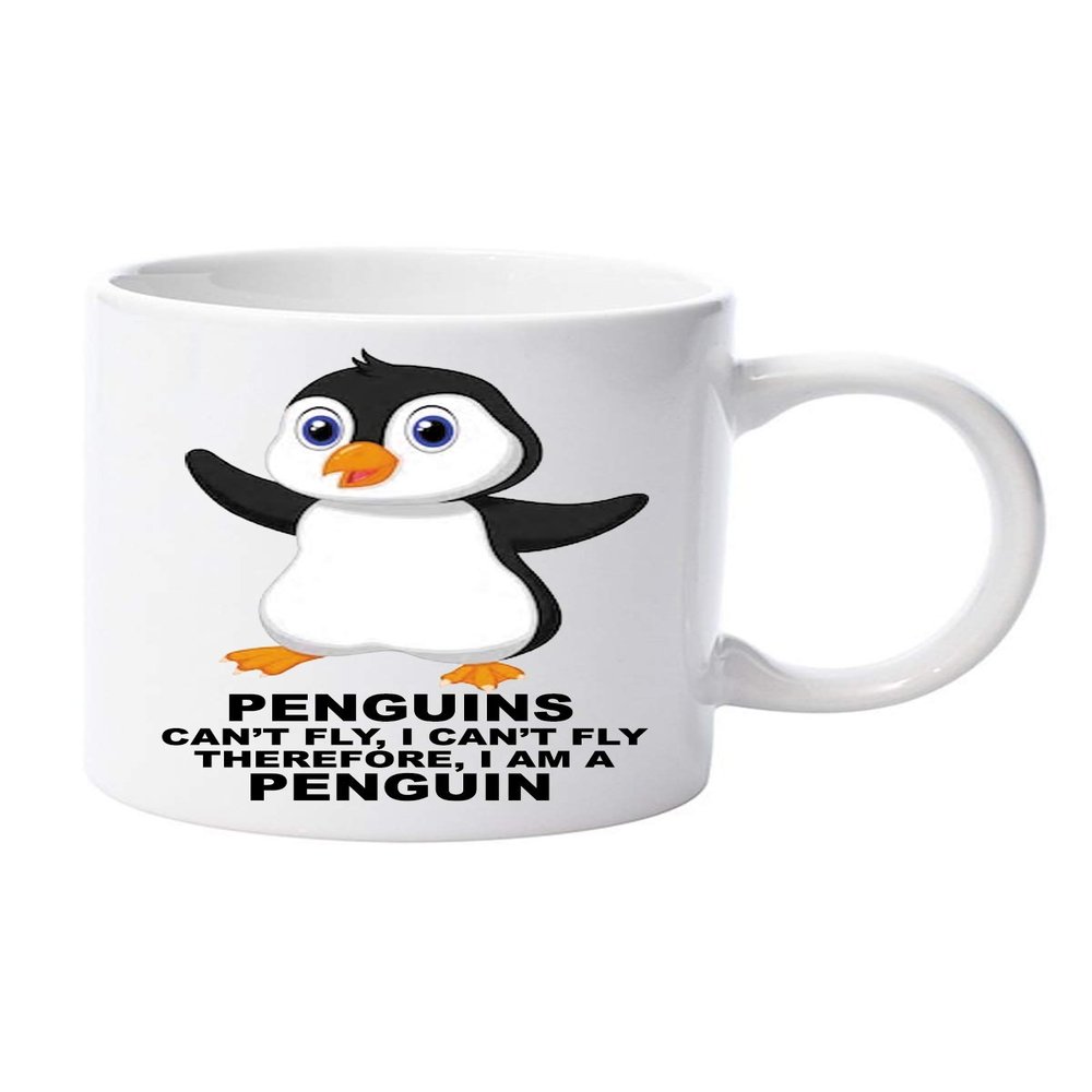 LBS4ALL I am a Penguin 11oz Ceramic Mug Gift Xmas Birthday Christmas Fathers Day Mothers Day