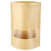 Blisstime Stand Up Pouches, 50 Pack Kraft Paper Bags with Matte Window and Tear Notch Resealable Bags for Small Business Home Use (6 x 8.1 Inches) view 3