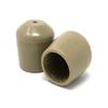 100 Pack Chair Leg Caps for Party Rental Style Plastic Folding Chairs, Fits 3/4 Inch Dia. Frame, Protect Floors Gray view 4