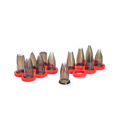 De Buyer Set of 12 Tritan Sockets and Holder