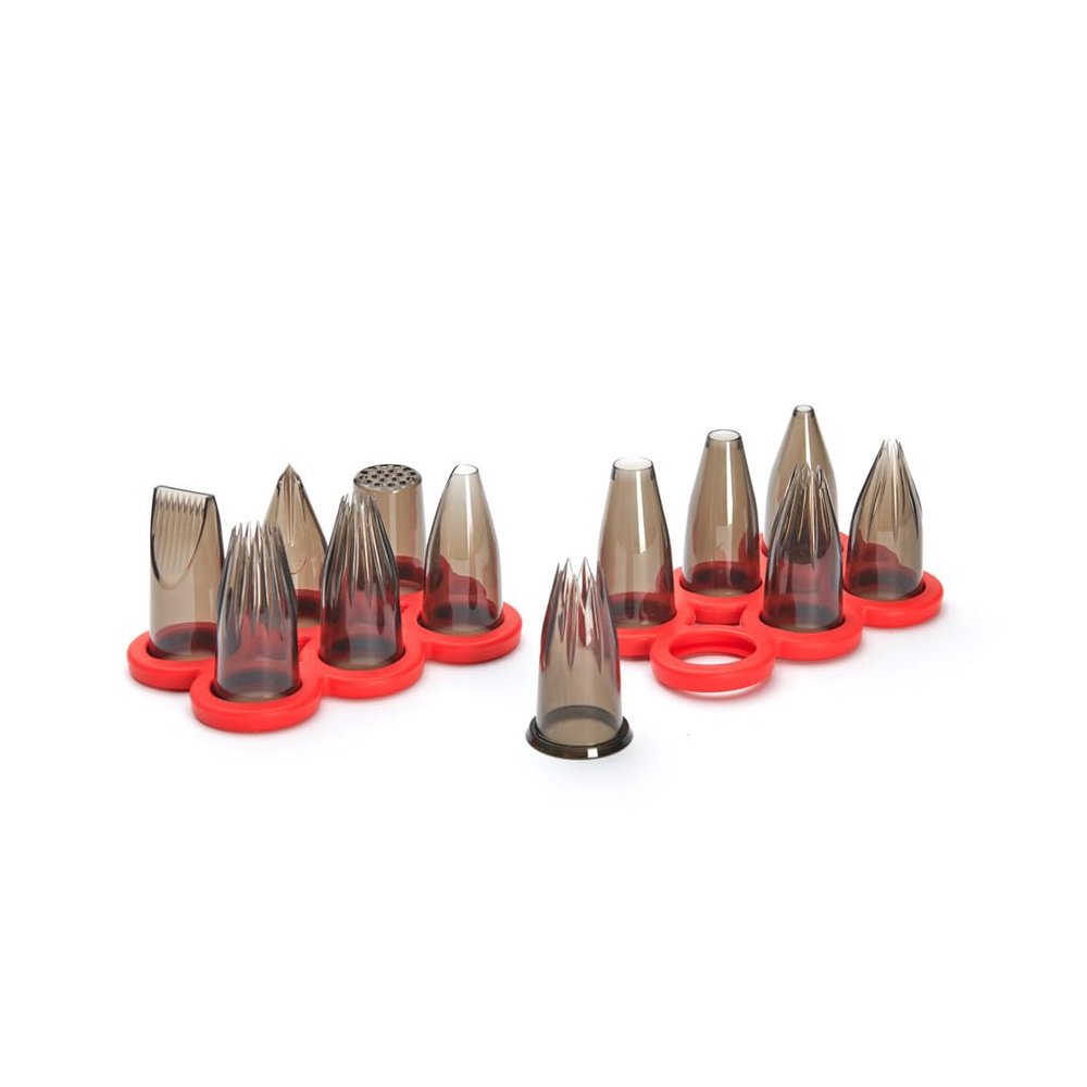 De Buyer Set of 12 Tritan Sockets and Holder
